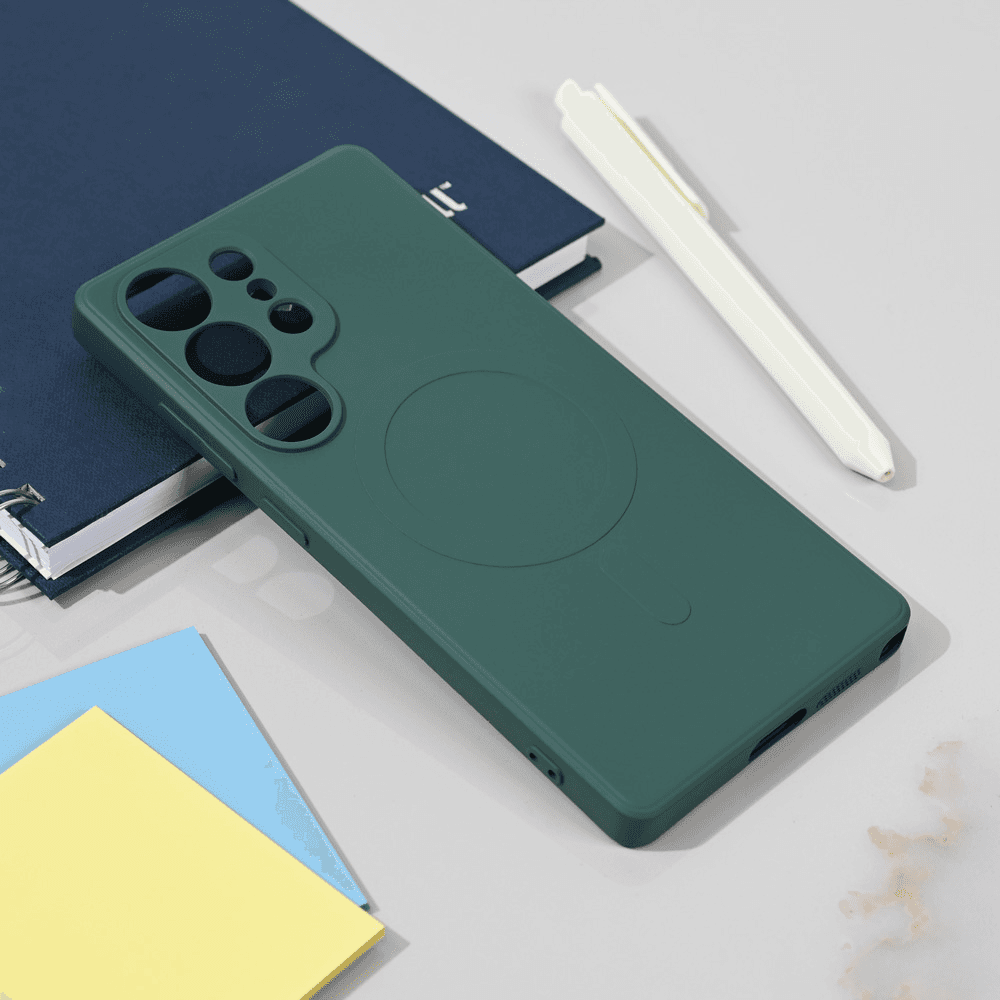 Teracell Maska za telefon Giulietta Magsafe za Samsung S938B Galaxy S25 Ultra, Maslina