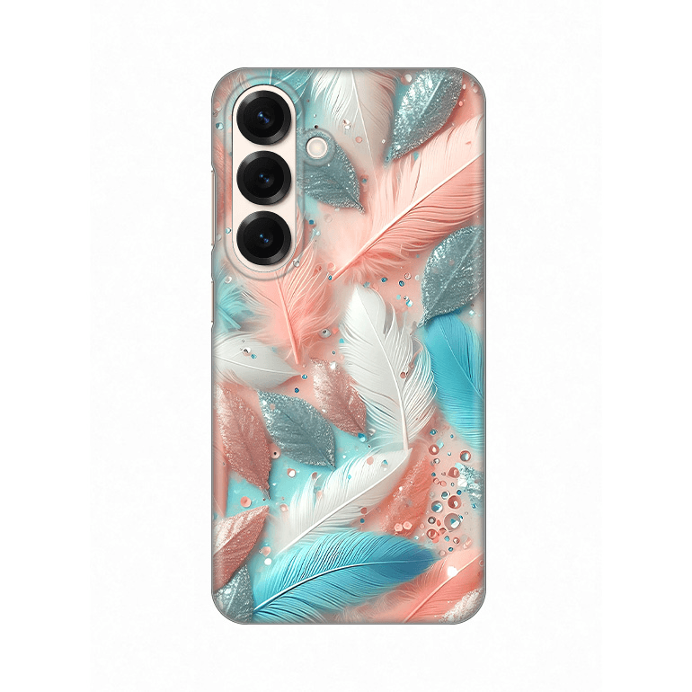 Maska za telefon Silikonska Print za Samsung S931B Galaxy S25 Pastel Feathers