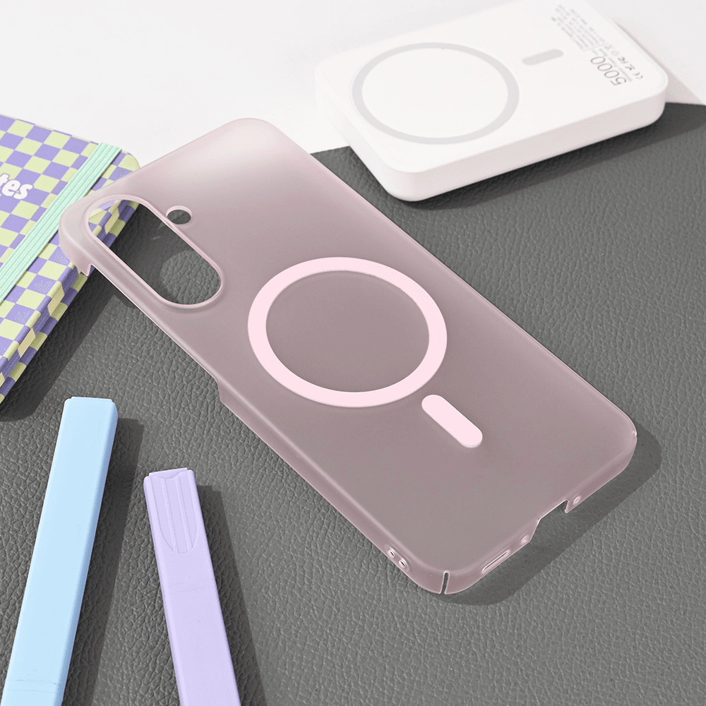Maska za telefon Magsafe Matte PC za Samsung A366B Galaxy A36 5G, Roze