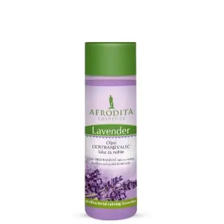 Afrodita Uljani odstranjivač laka za nokte Lavanda, 100 ml