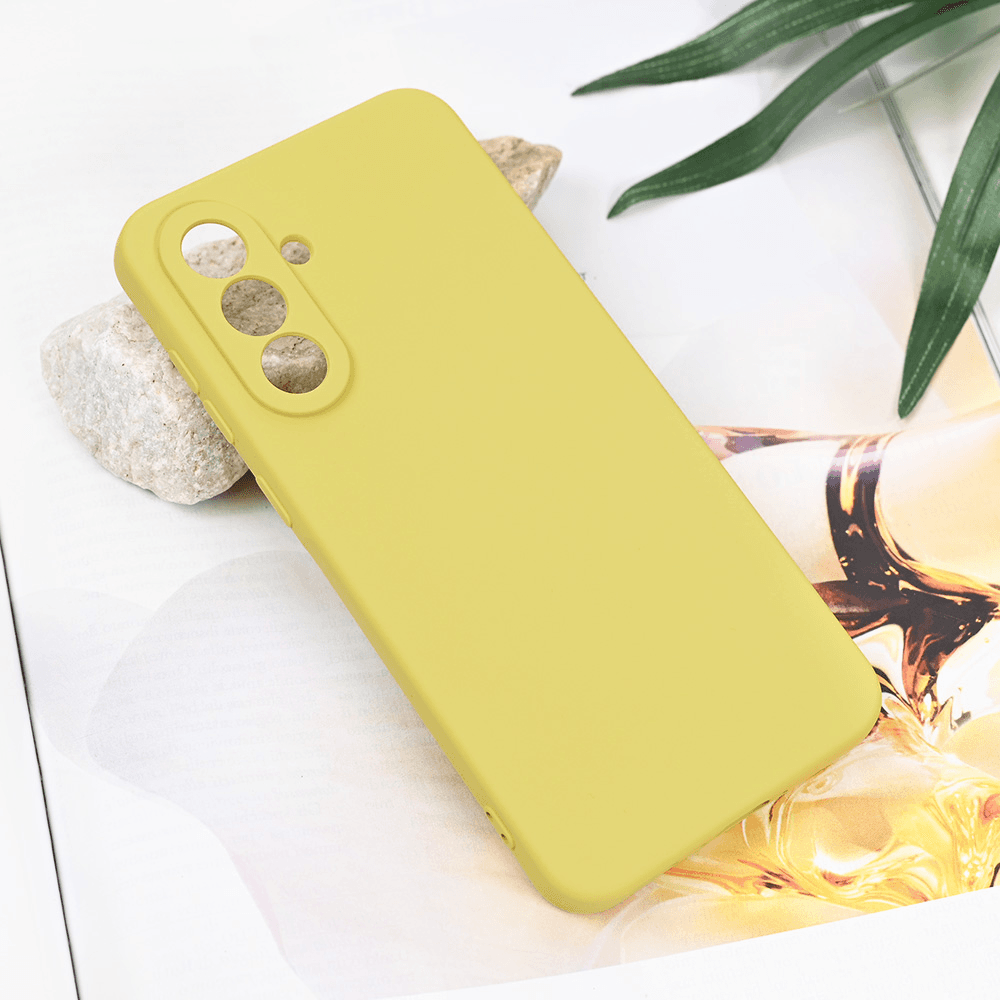 Teracell Maska za telefon Soft Velvet za Samsung A566B Galaxy A56 5G, Žuta