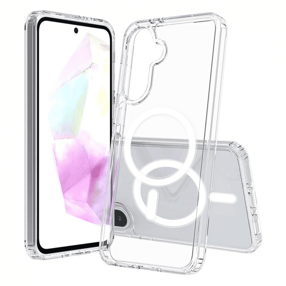 Maska za telefon Magsafe za Samsung A366B Galaxy A36, Providna