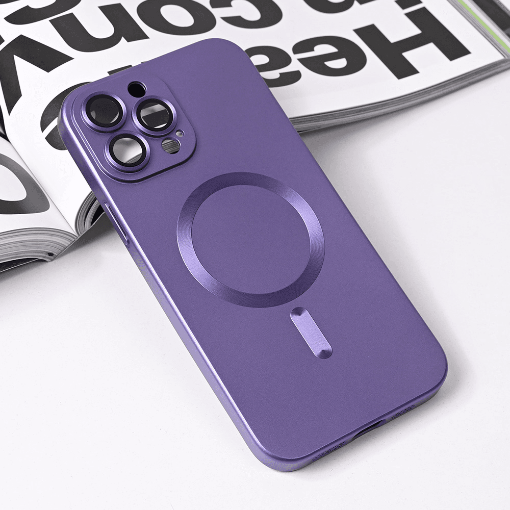 Maska za telefon Magsafe Chrome za iPhone 13 Pro Max 6.7, Ljubičasta