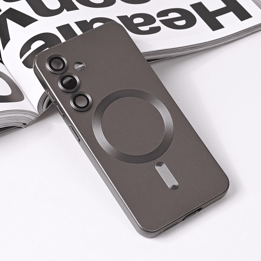Maska za telefon Magsafe Chrome za Samsung S931B Galaxy S25, Siva