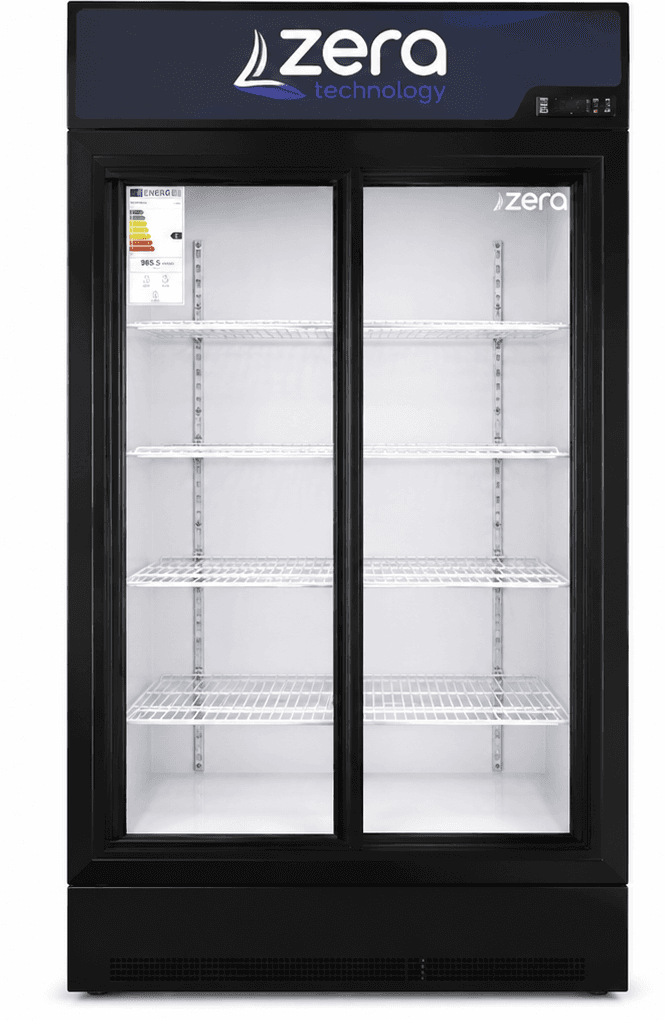 Zera Dupla rashladna vitrina EC-630, 630 l, Crna