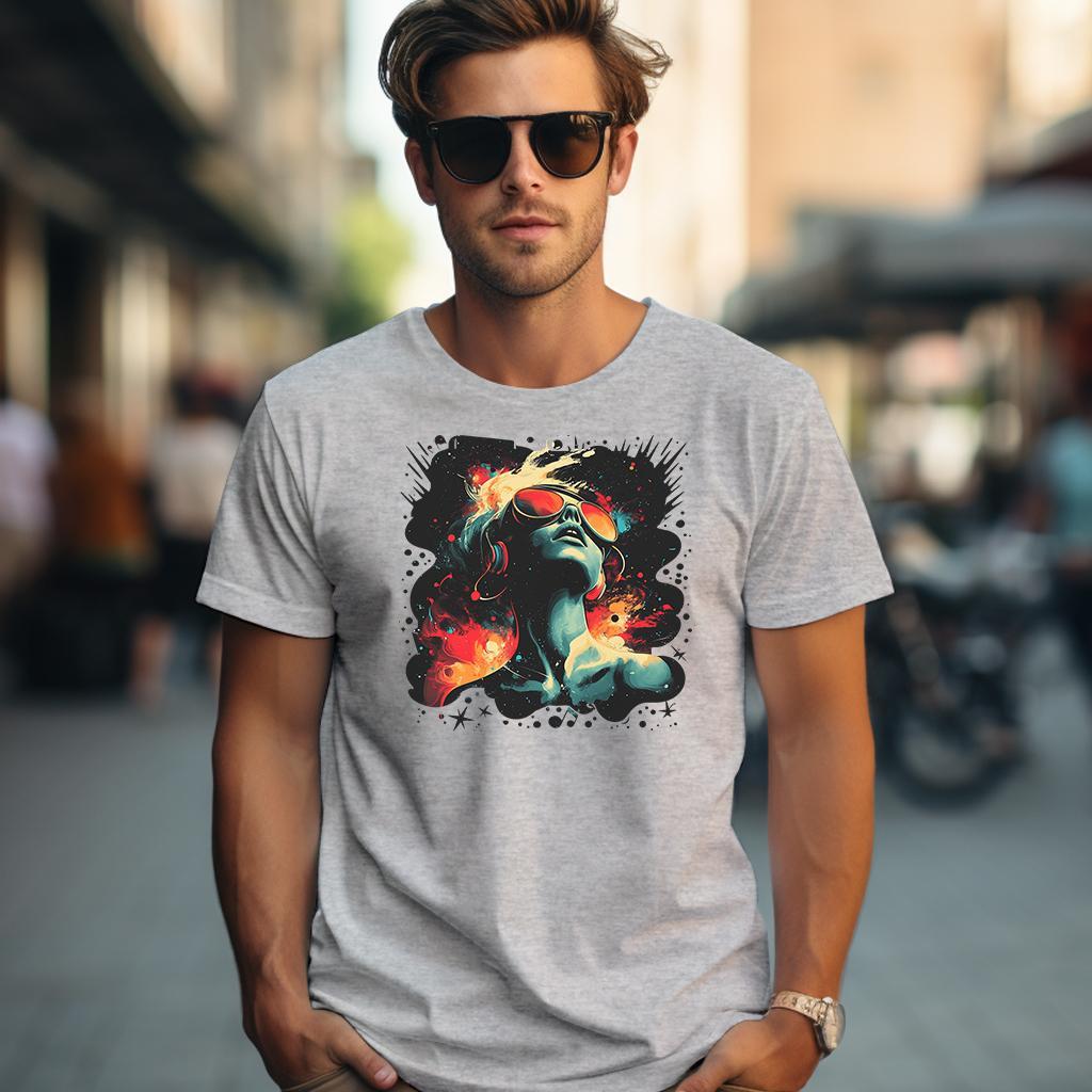 Camiseta Majica sa štampanim printom Cam 780, Muška, Hrom