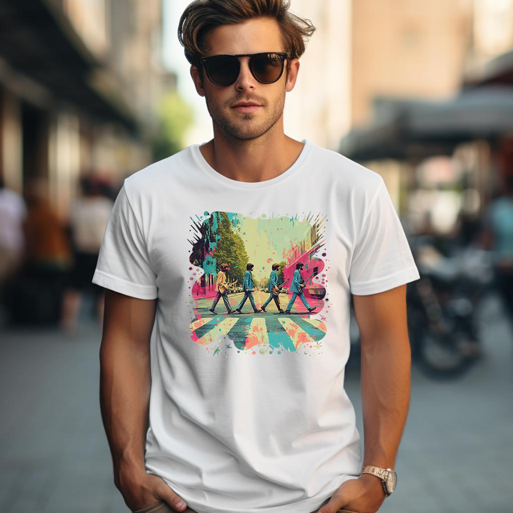 Camiseta Majica sa štampanim printom Cam 785, Muška, Bela