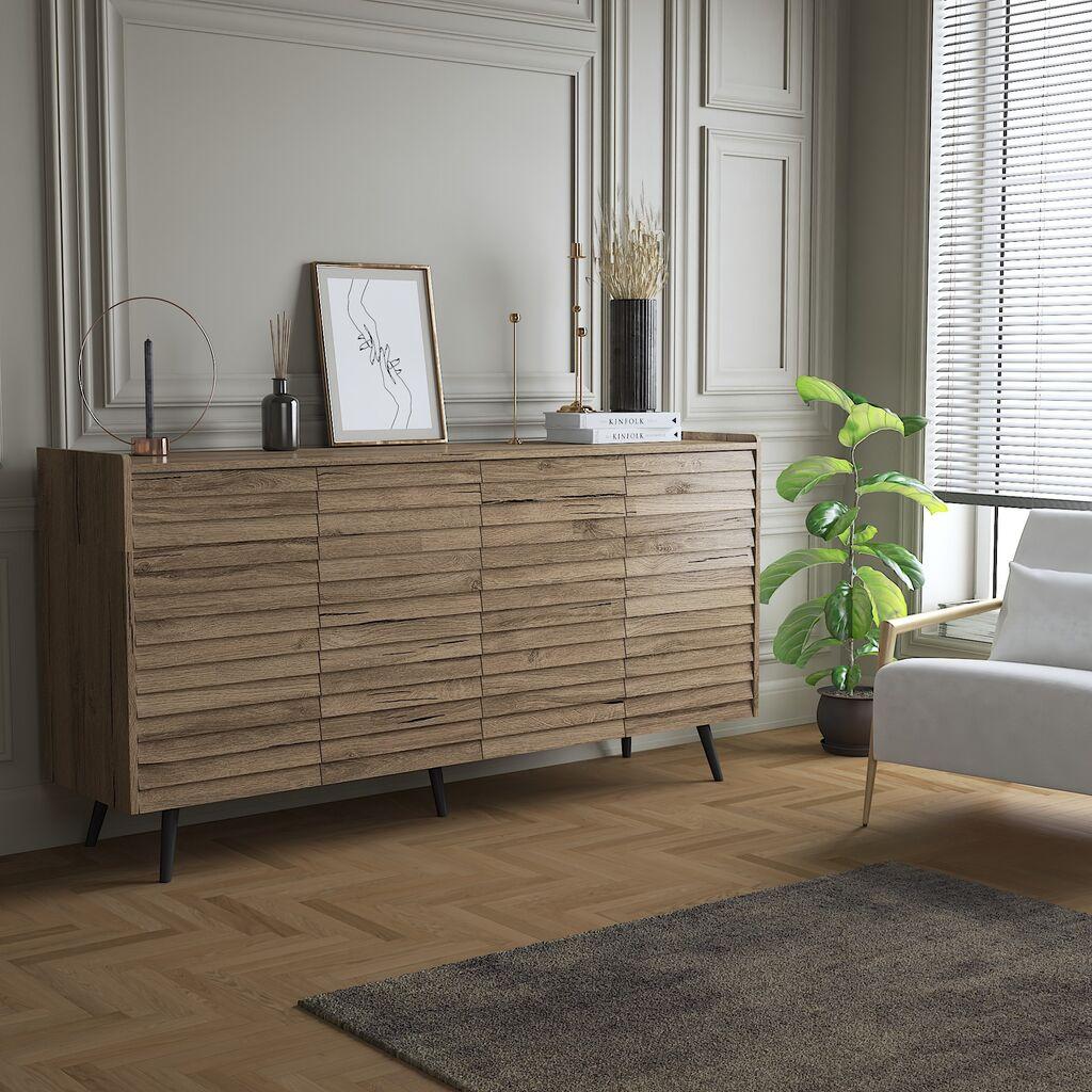 Hanah Home Konzolni sto FRN-7017-1, 180 x92 x44 cm, Orah