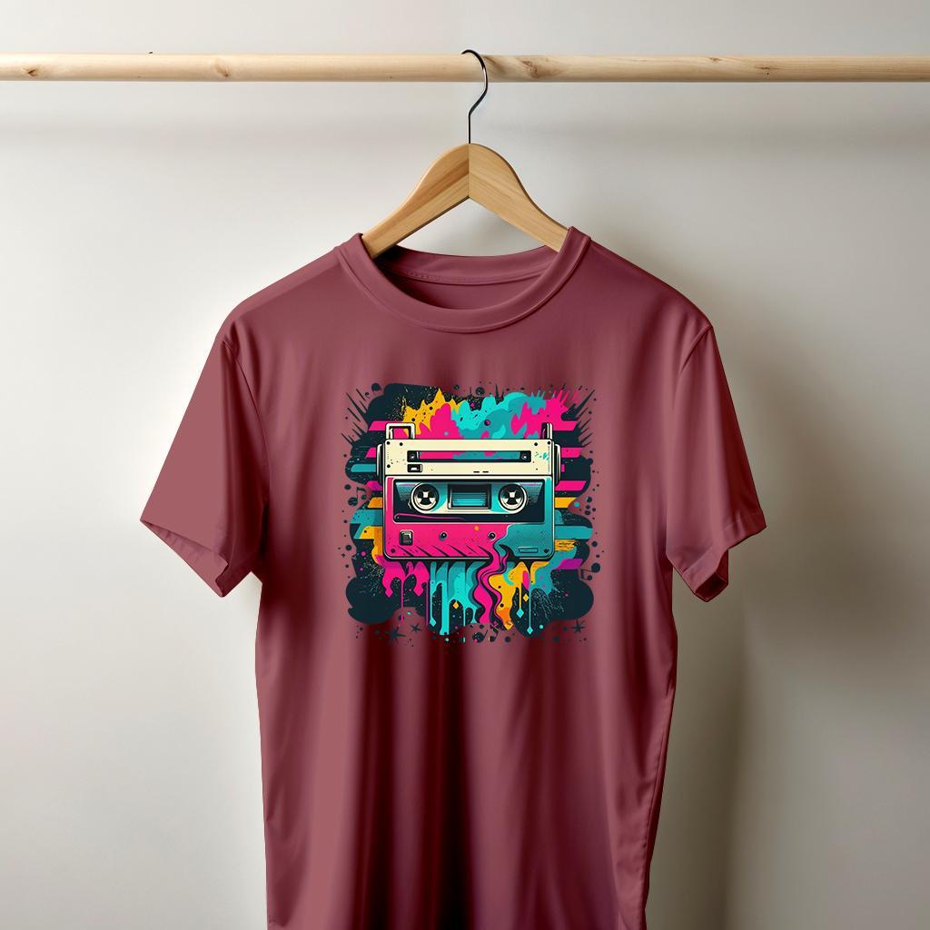Camiseta Majica sa štampanim printom Cam 787, Muška, Prljavo roze