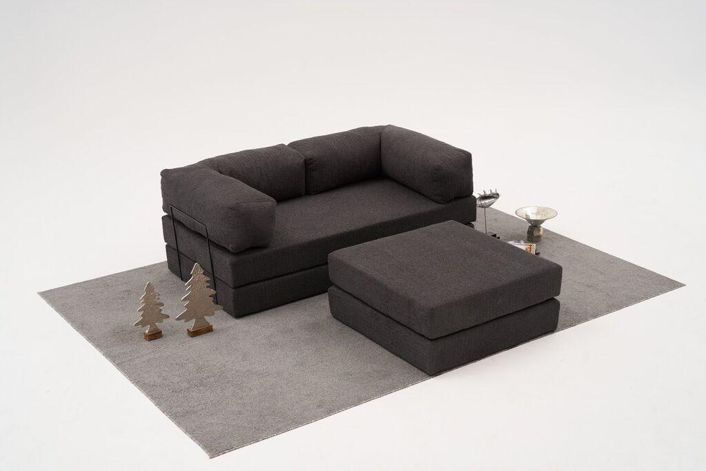 Atelier del Sofa Ugaona garnitura Comfort Mini, 190x95x75 cm, Antracit