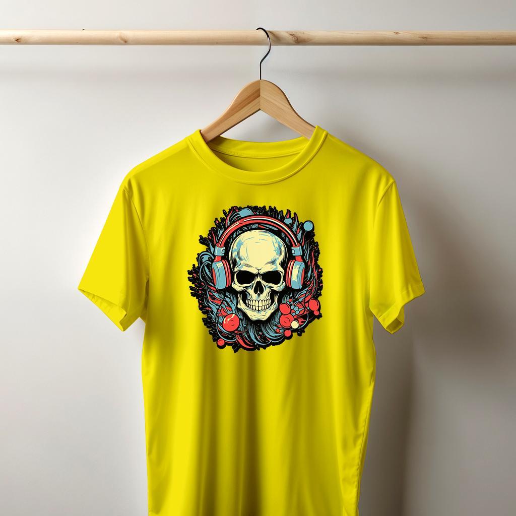 Camiseta Majica sa štampanim printom Cam 792, Muška, Žuta