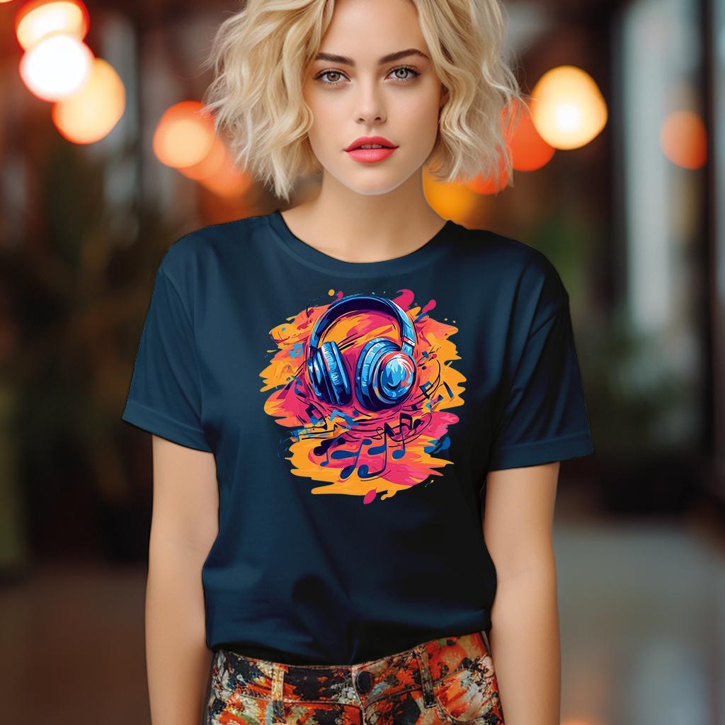 Camiseta Majica sa štampanim printom Cam 782, Ženska, Tamnoplava