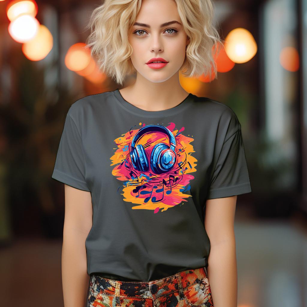 Camiseta Majica sa štampanim printom Cam 782, Ženska, Tamnosiva