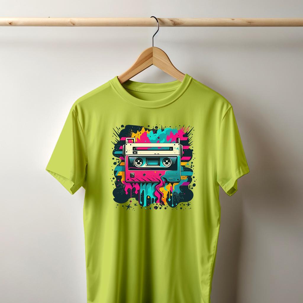 Camiseta Majica sa štampanim printom Cam 787, Muška, Limeta