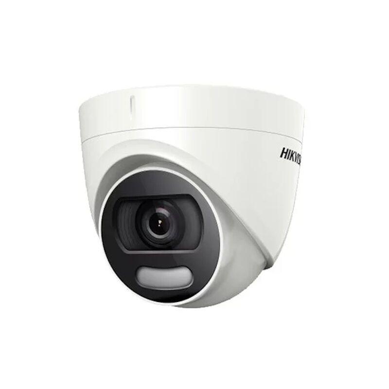 Hikvision Turret kamera DS-2CE72HFT-F28,  ColorVu tehnologija, 5MP, 2.8 mm, 4u1, Bela