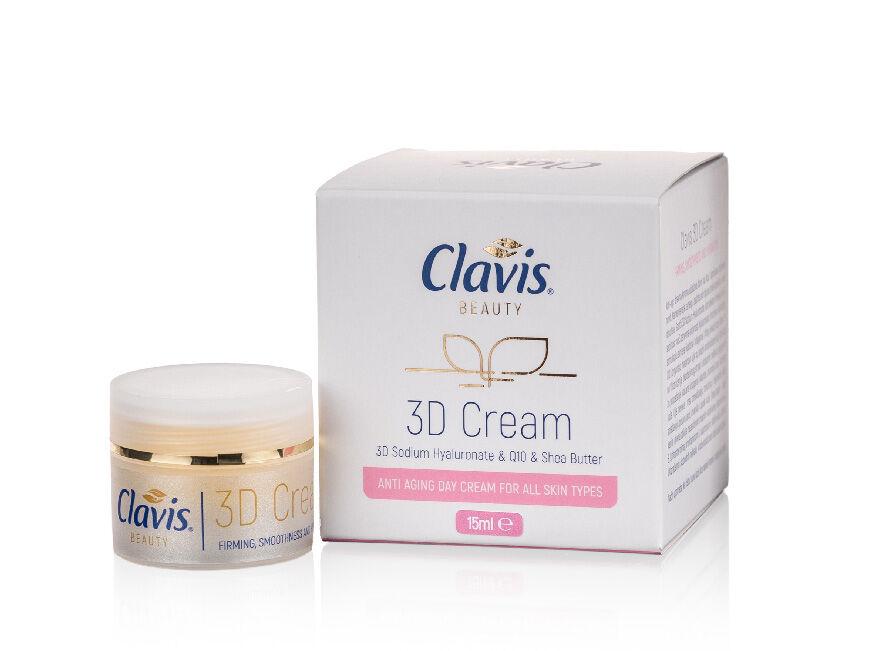 Clavis 3D Dnevna krema za lice, Anti Age, Dnevna, 15ml