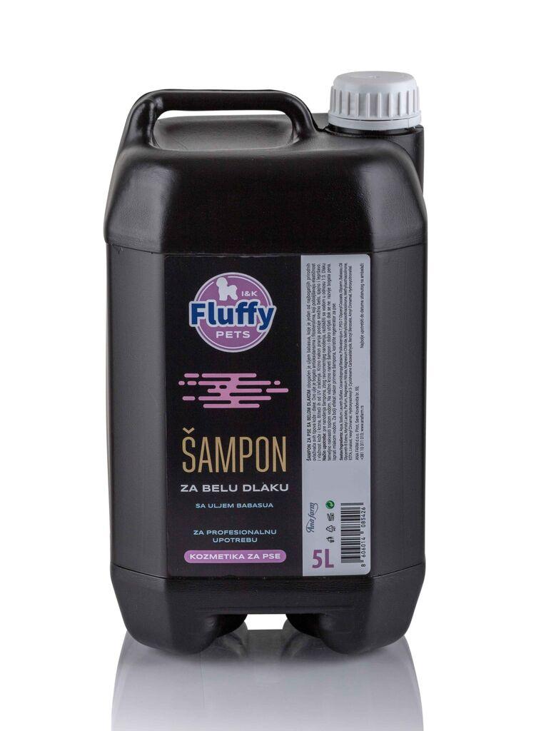 I&K Fluffy pets Šampon za belu dlaku, 5L