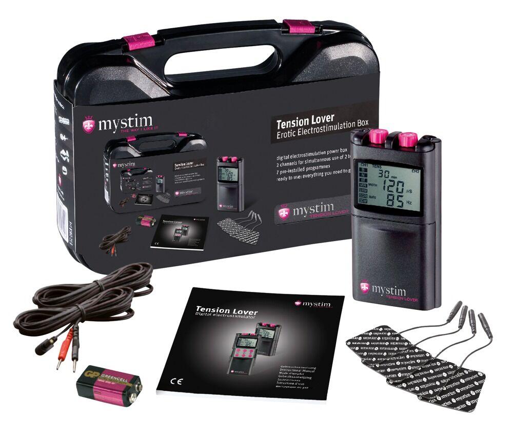 Mystim Uređaj za elektrostimulaciju Tension Lover, 7 programa, Crni