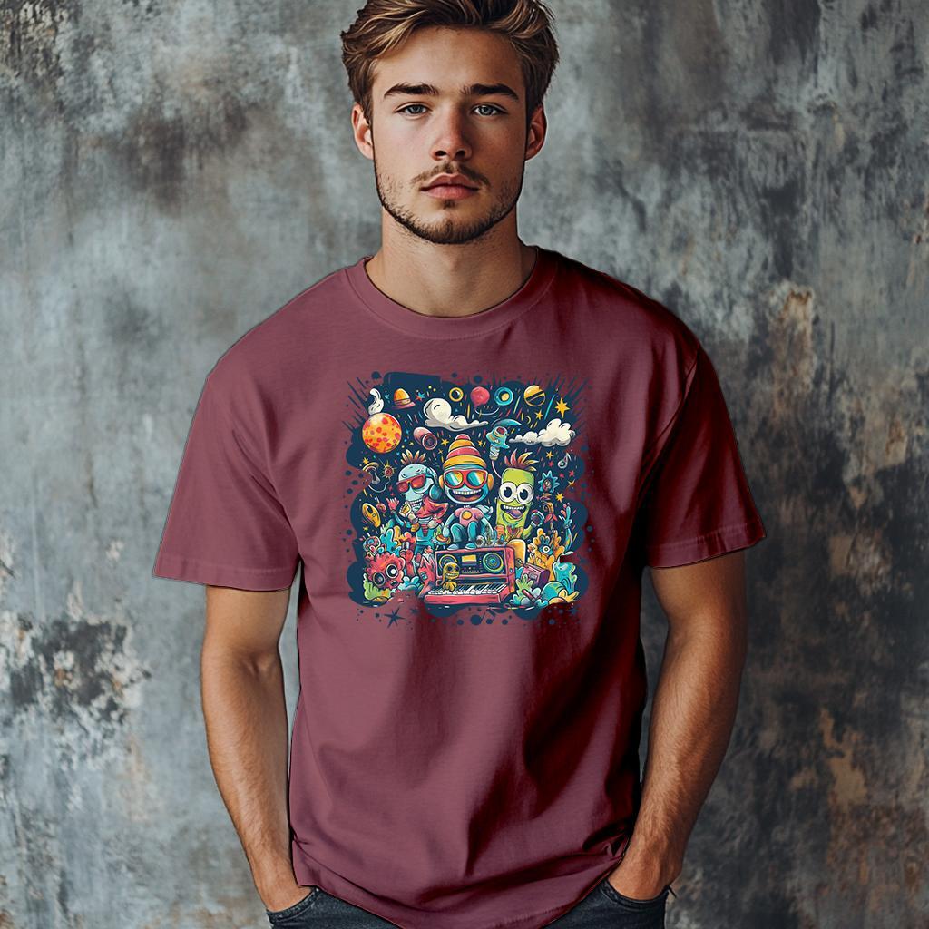 Camiseta Majica sa štampanim printom Cam 781, Muška, Prljavo roze