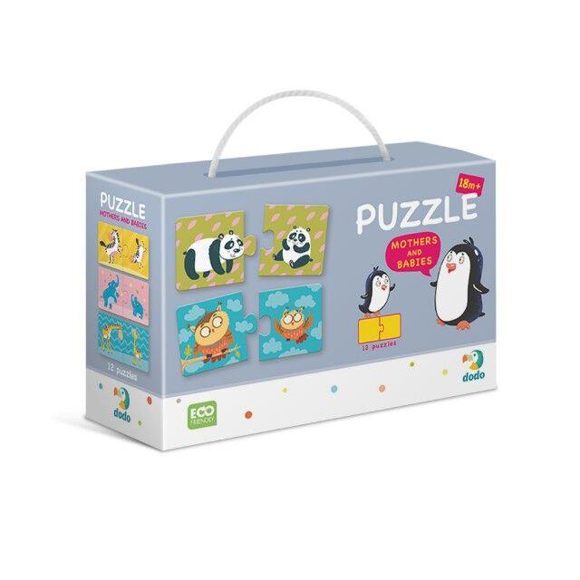 Dodo slagalica Duo - Maјke i bebe 12 delova
