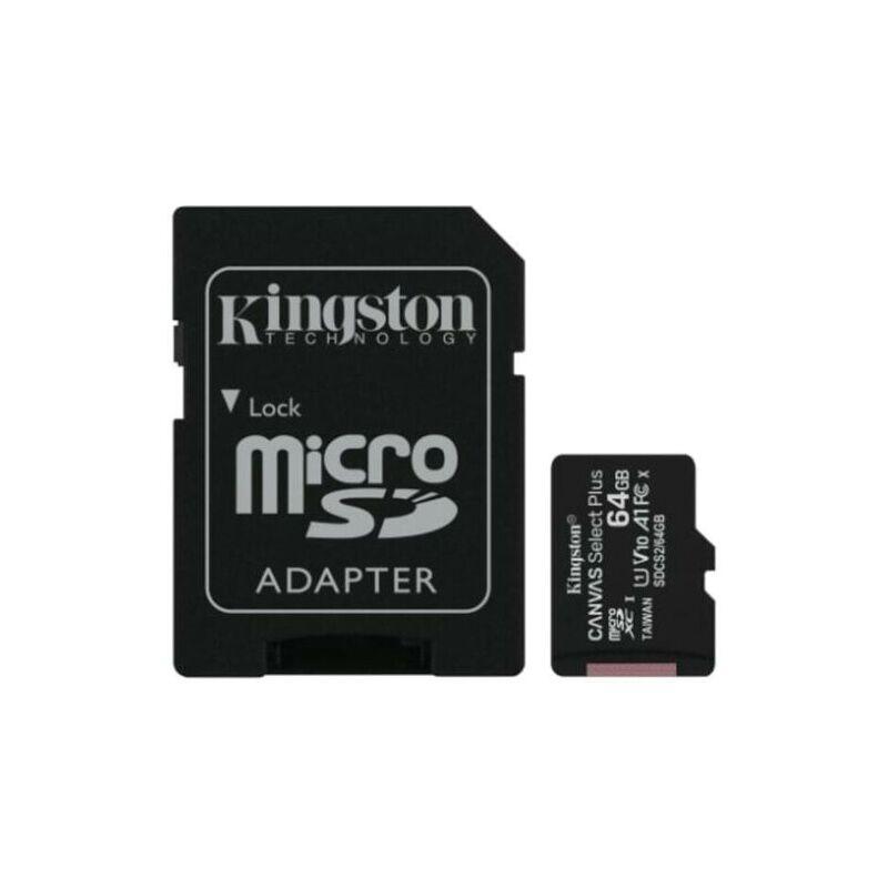Kingston Memorijska kartica + adapter Micro SD, 64GB