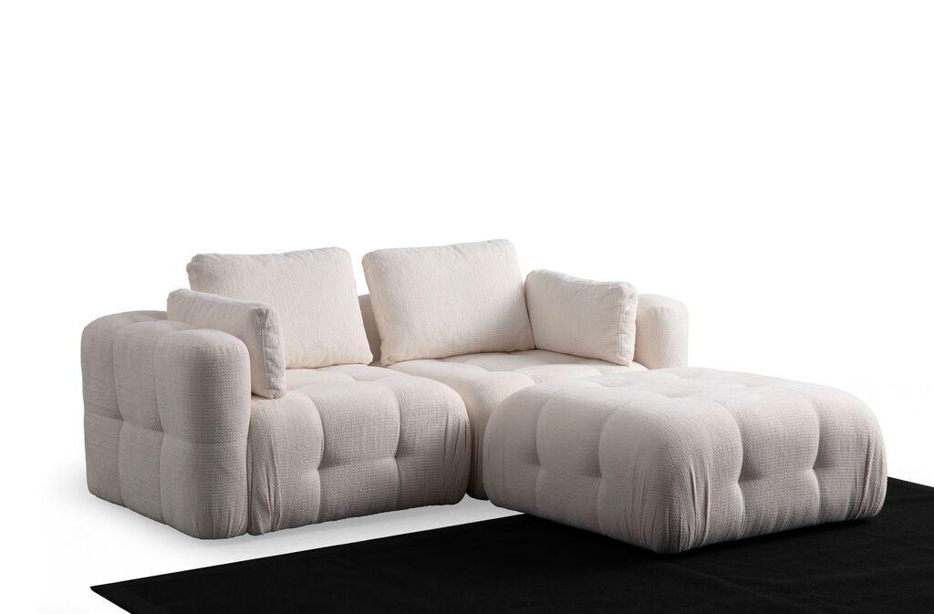 Atelier del Sofa Ugaona garnitura Amaris, 180x120x65 cm, Bela