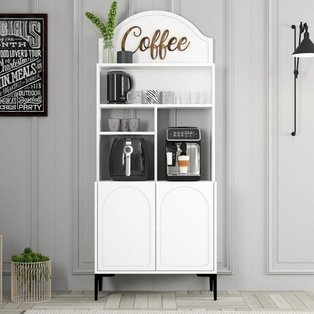 Hanah Home Kuhinjski ormar Lyon 80, Belo-crni