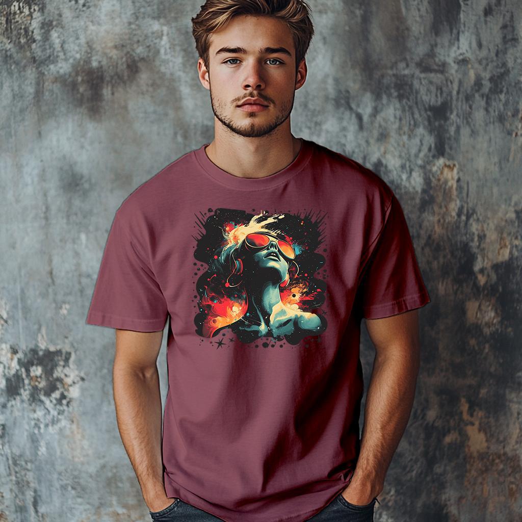 Camiseta Majica sa štampanim printom Cam 780, Muška, Prljavo roze