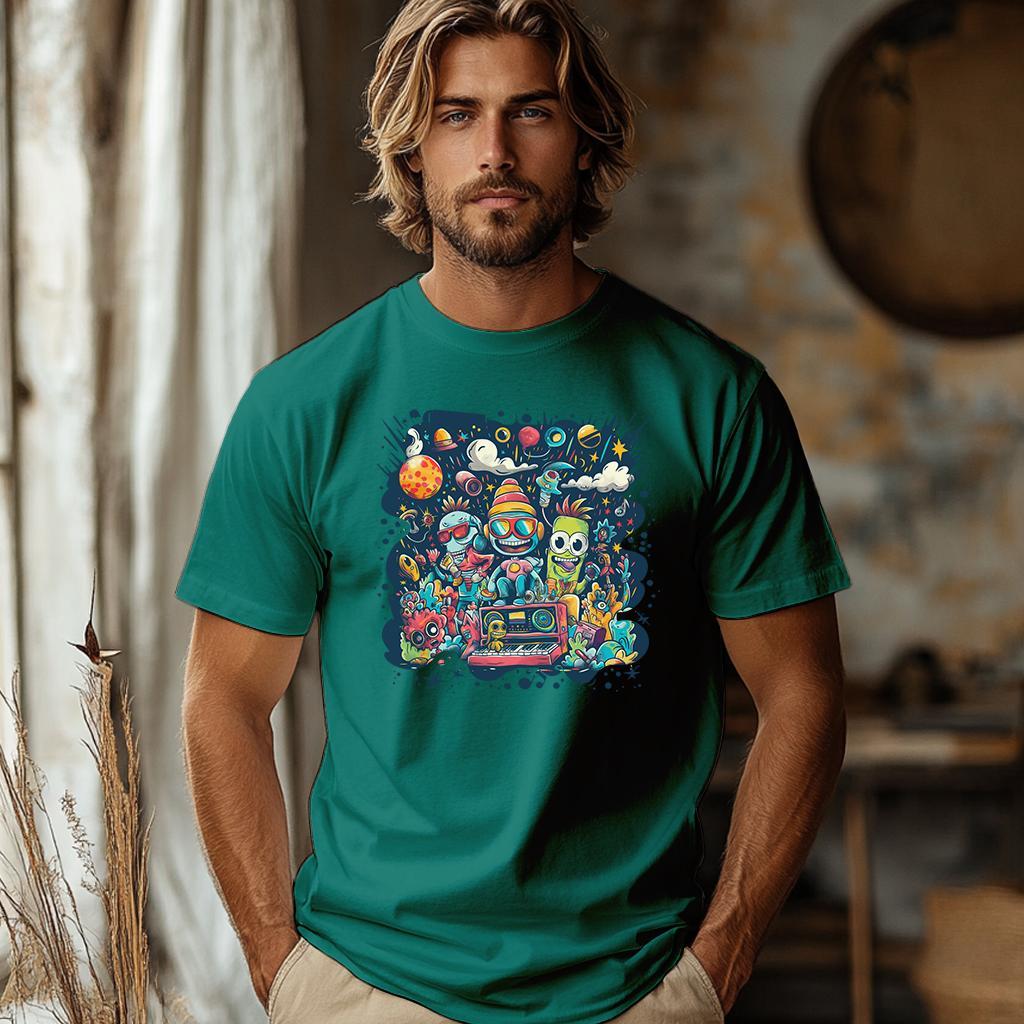 Camiseta Majica sa štampanim printom Cam 781, Muška, Bambus