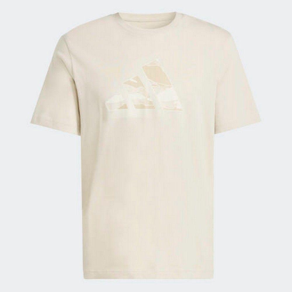 Adidas Muška majica karatakih rukava m camo mod l t M, Bež