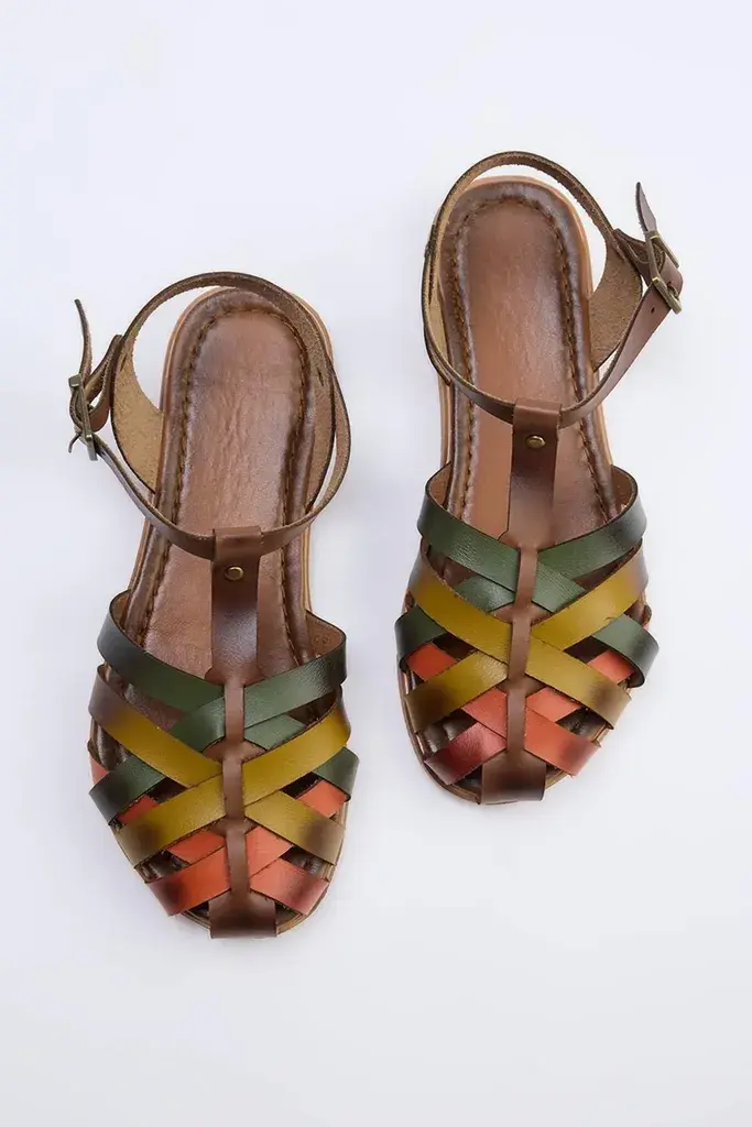 Trendyol Shoes Ženske sandale Takss26Sd00023, Smeđe