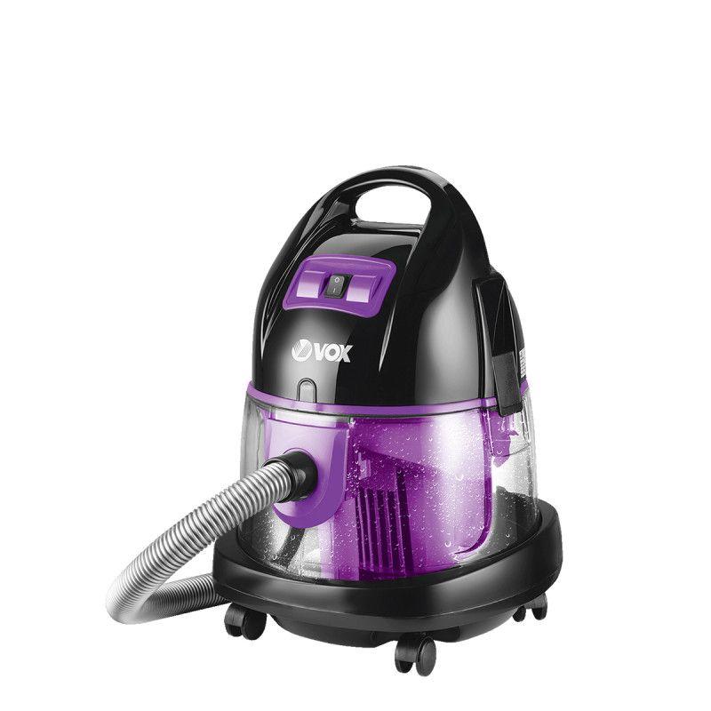 VOX Usisivač za mokro i suvo čišćenje D202V, 2400 W, 7 l,  Crno-ljubičasti