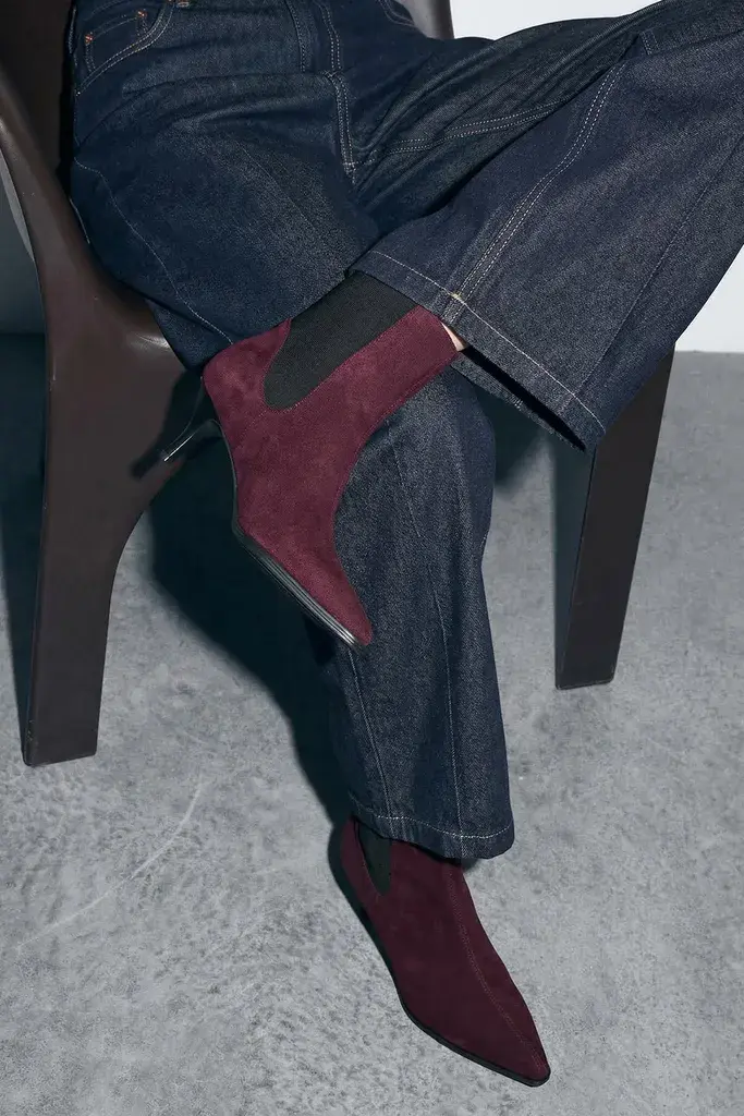 Trendyol Shoes Ženske čizme Takaw26Bo00105, Bordo