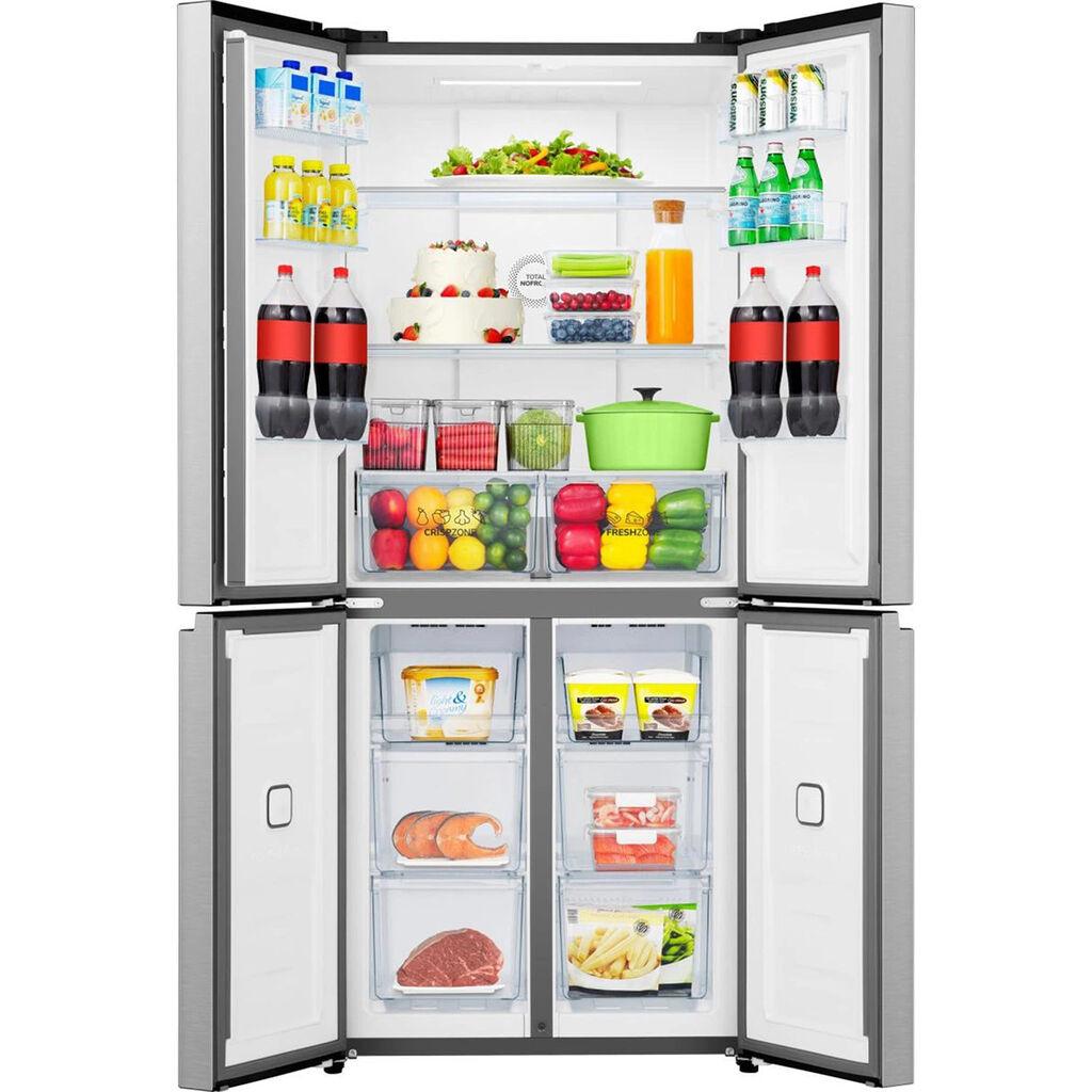 Gorenje Frižider sa dve strane NRM819E61X, 460 l, Inverterski kompresor, SIVI