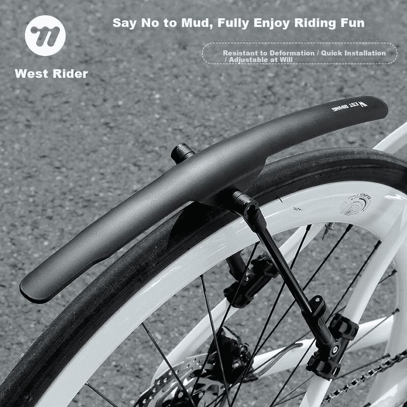 Westbiking Blatobran za bicikl, Podesiv, Crn