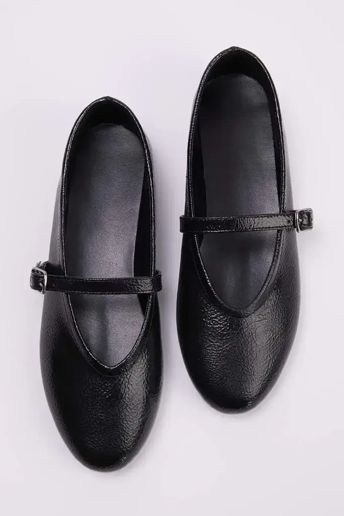 Trendyol Shoes Ženske baletanke Takss26Be00017, Crne