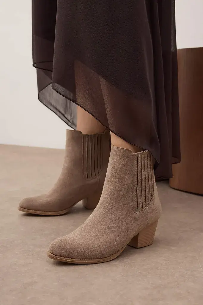 Trendyol Shoes Ženske čizme Takaw26Bo00102, Bež