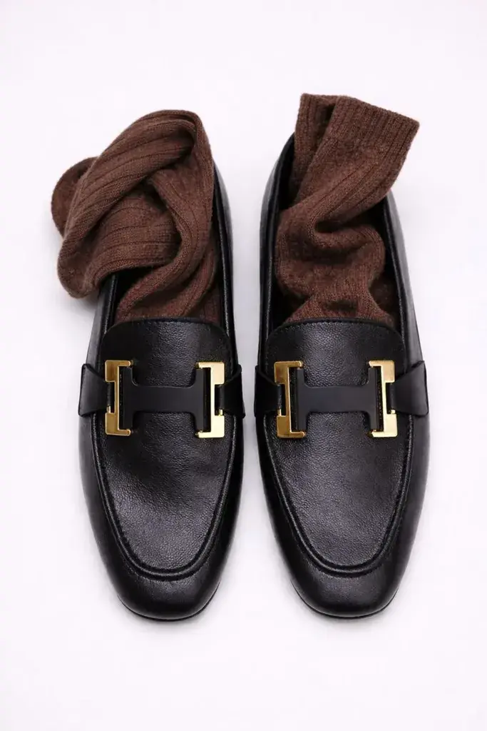Trendyol Shoes Ženske mokasine Takss26La00009, Crne