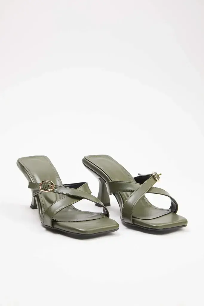Trendyol Shoes Ženske papuče Takss25To00035, Kaki