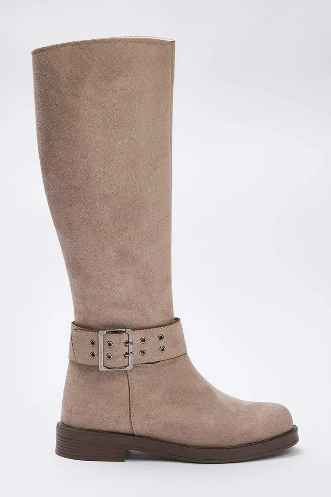 Trendyol Shoes Ženske čizme Takaw26Cz00000, Bež