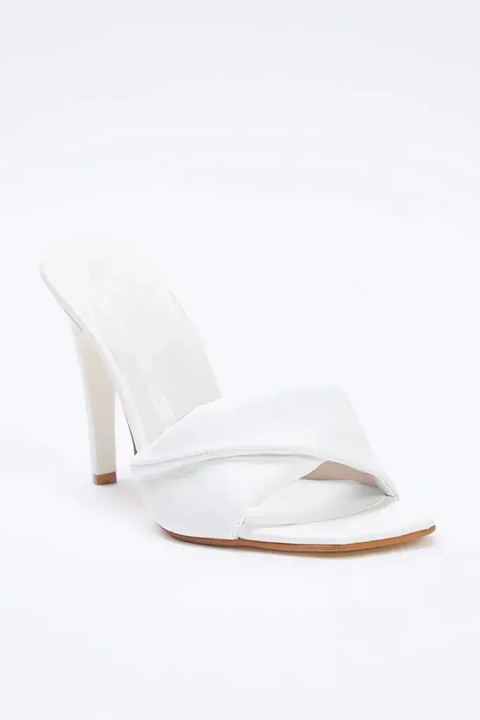 Trendyol Shoes Ženske papuče Takss25To00058, Bele