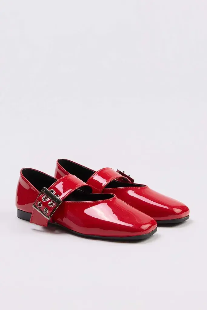 Trendyol Shoes Ženske baletanke Takss26Be00001, Crvene