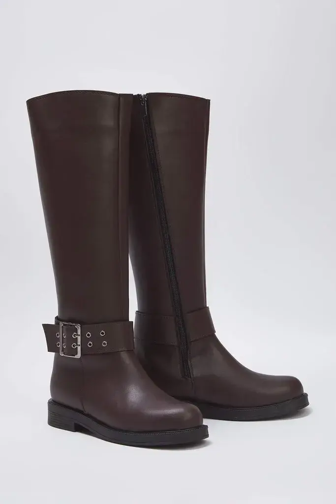 Trendyol Shoes Ženske čizme Takaw26Cz00000, Braon