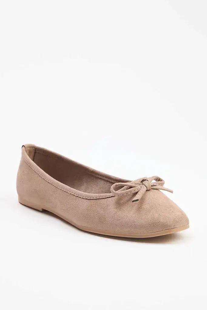 Trendyol Shoes Ženske baletanke Takss26Be00023, Bež
