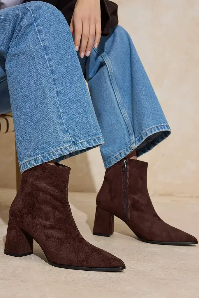 Trendyol Shoes Ženske čizme Takaw26Bo00121, Braon
