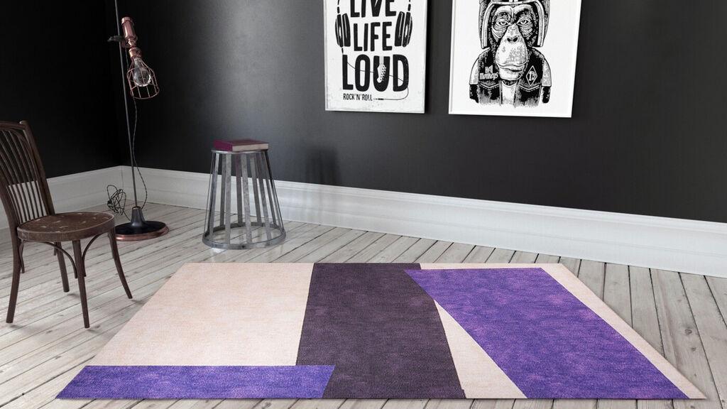 Conceptum Hypnose Tepih Ada Gonul -AL 344, 140x190 cm, Krem-ljubičasti