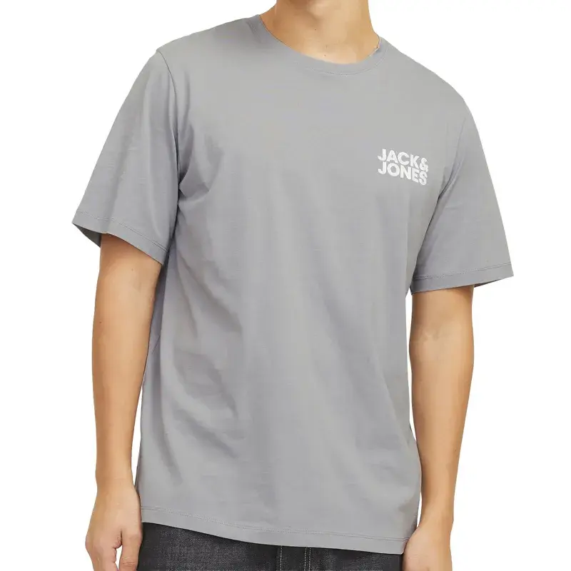 Jack&Jones Muška majica Corp Logo Tee Ss O-Neck Noos, Siva