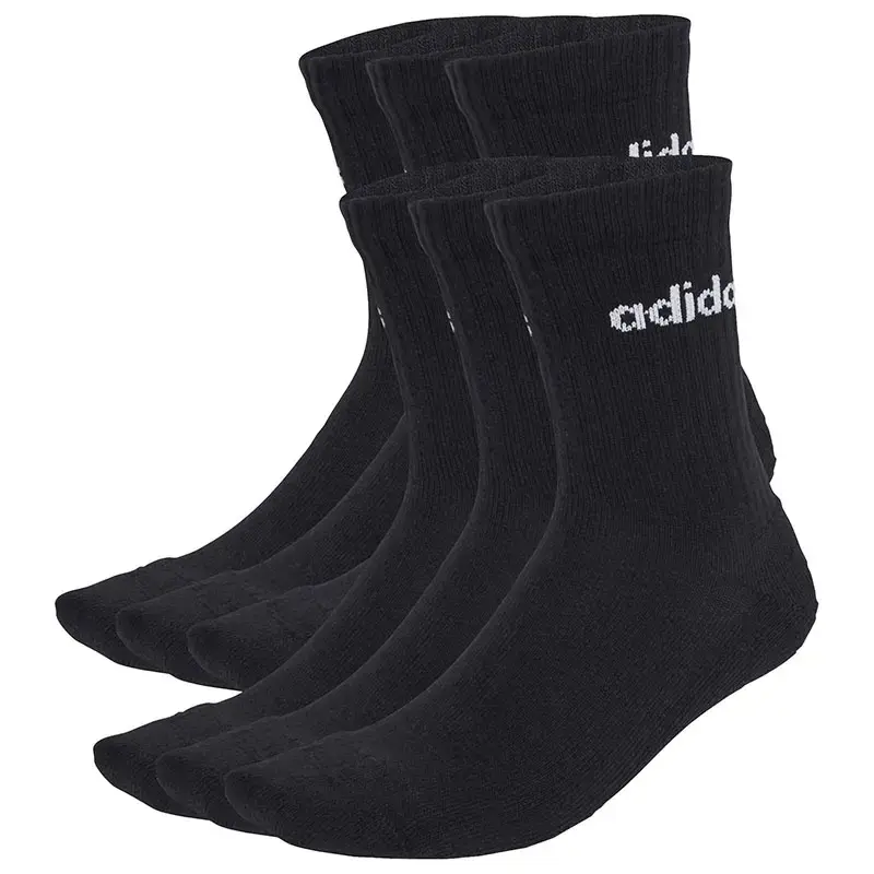 Adidas Čarape C Lin Crew 6P, 6 Pari, Crne