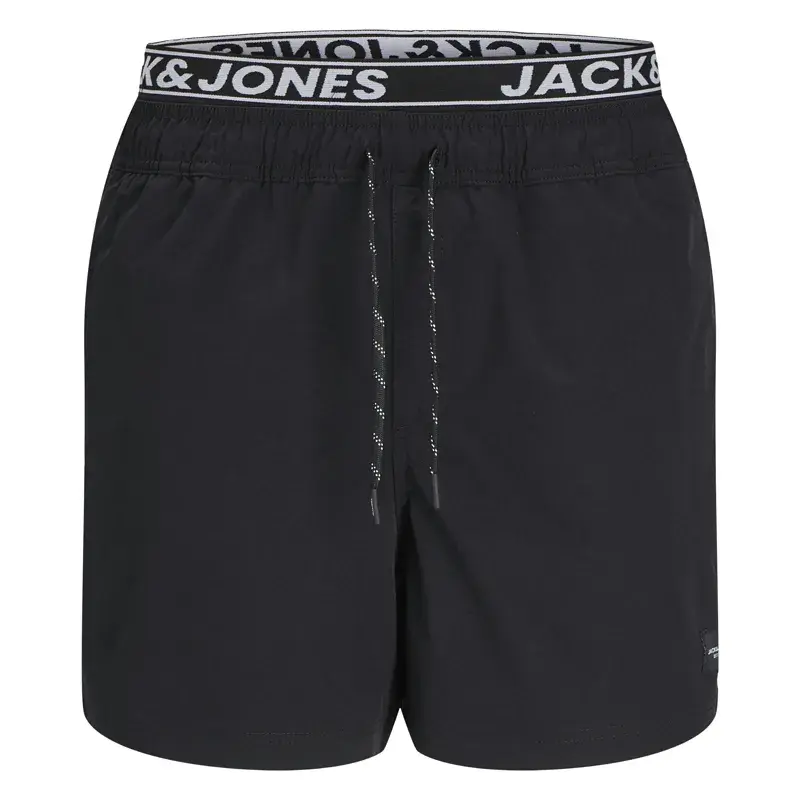 Jack&Jones Muški kupaći Swim Db Wb Akm Sn, Crni