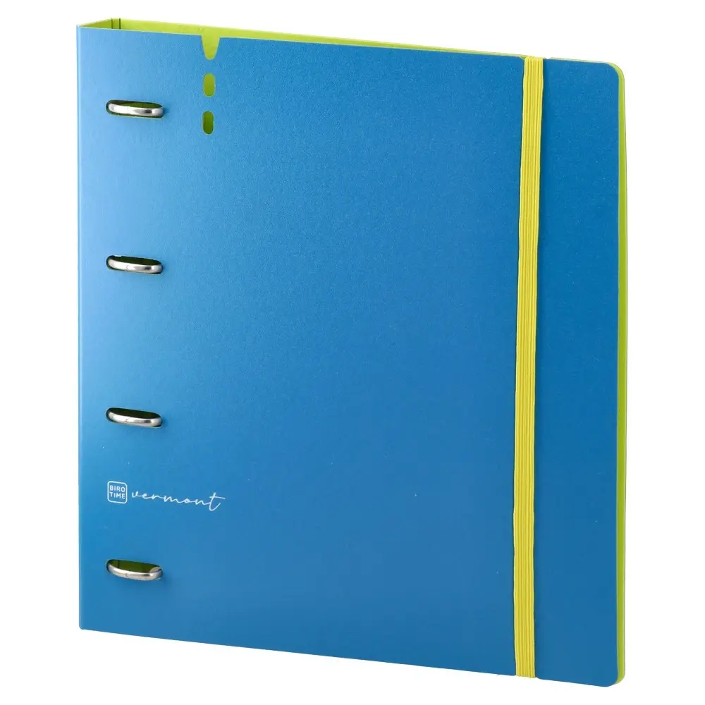 Biro Time Fascikla sa četiri prstena Vermont, 40mm, A4, Plava